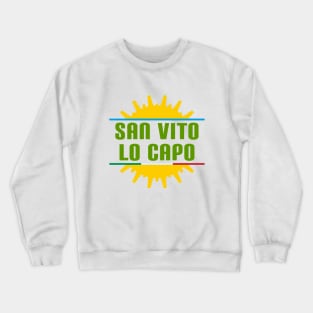 Città d'amare: San Vito Lo Capo Crewneck Sweatshirt